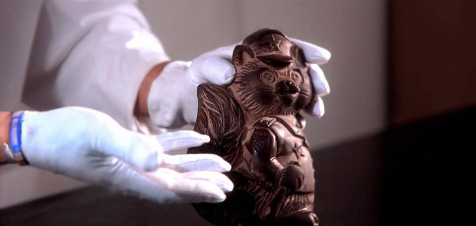 callebaut chocolate figures  grey