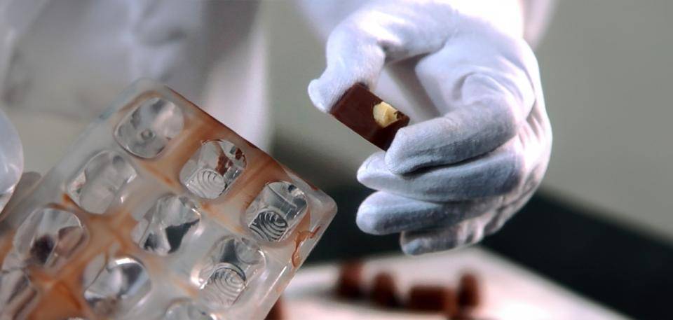 Callebaut Pieces of chocolate shell