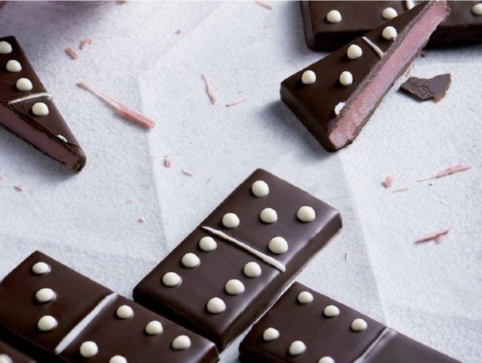 Dominos bonbons by Chef Panagiotis Samras