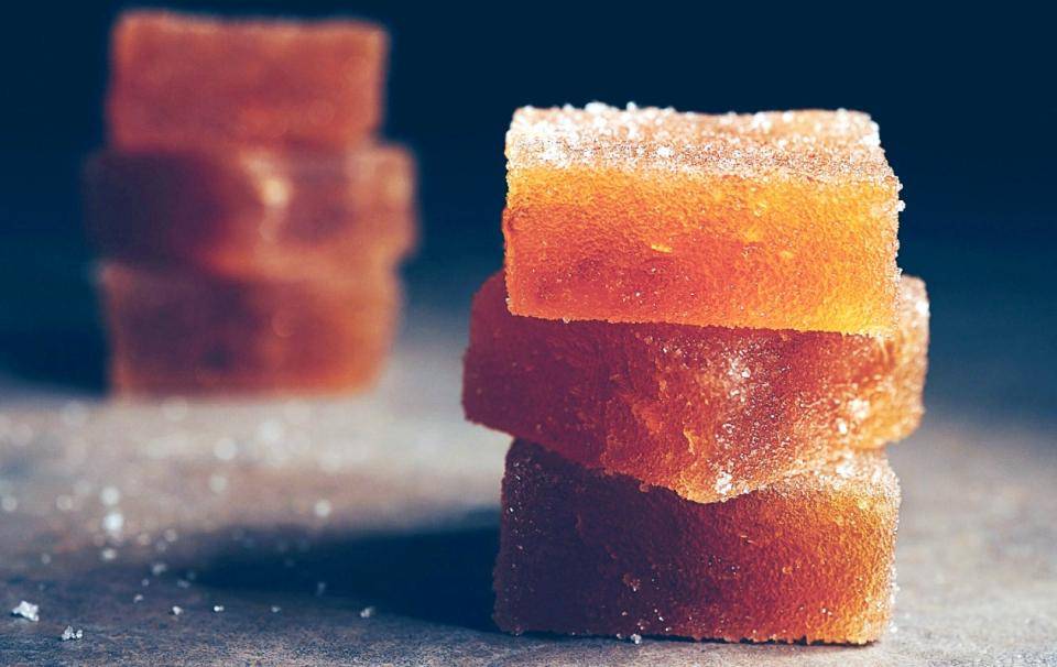 Pate de Fruit in a stack
