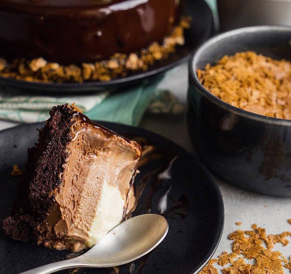 торт "Три шоколада"