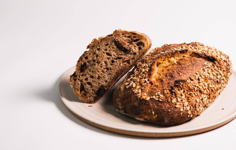 While wheat chocolate bread by Chef Julien Roy