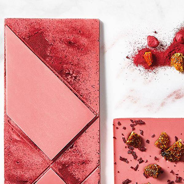 Callebaut Ruby RB1 chocolate tabletas