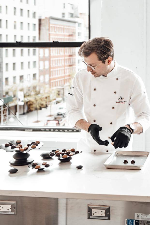 chef nicoll in the kitchen