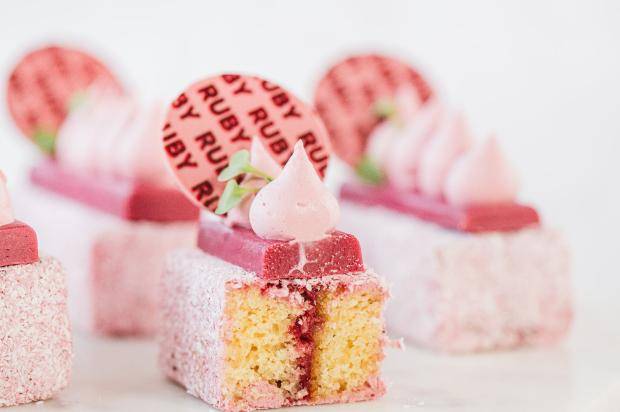 Ruby Raspberry Lamingtons
