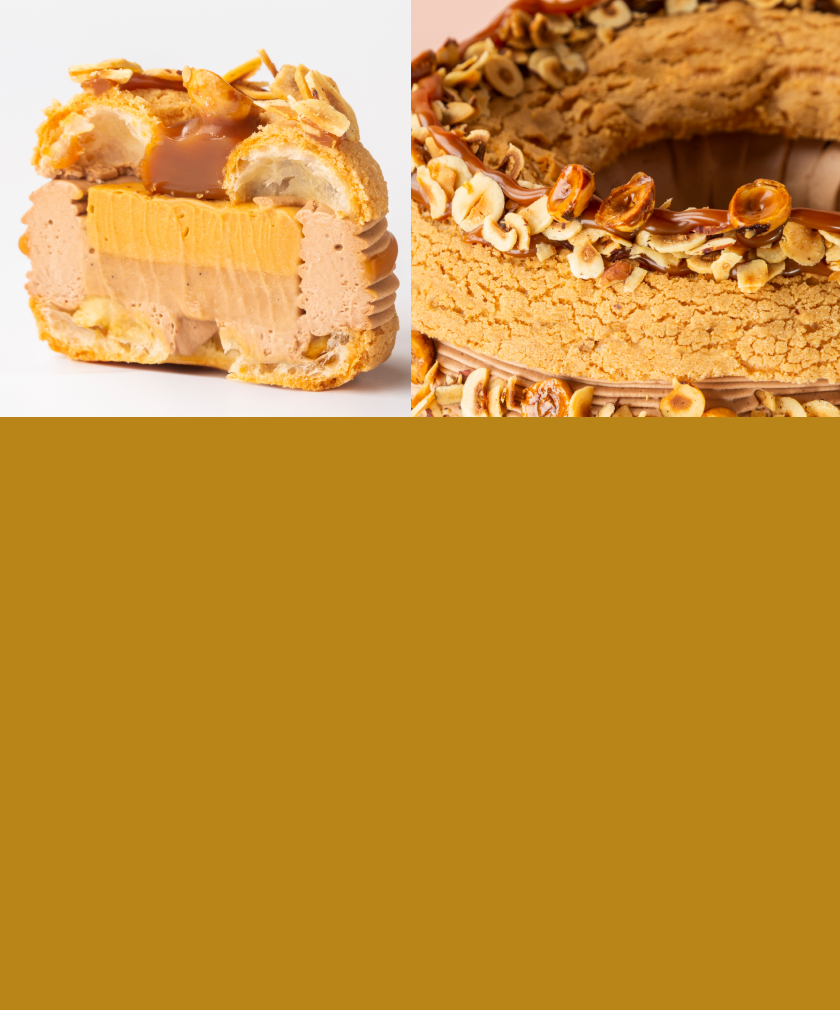 Юлия Иванова, "Пари-брест банан-карамель" | шоколад Chocovic