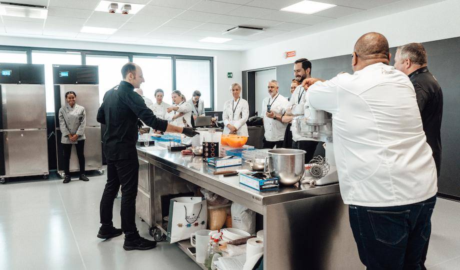 Chocolate Academy Chefs and Chocolate Ambassadors at Selmi Headquarters