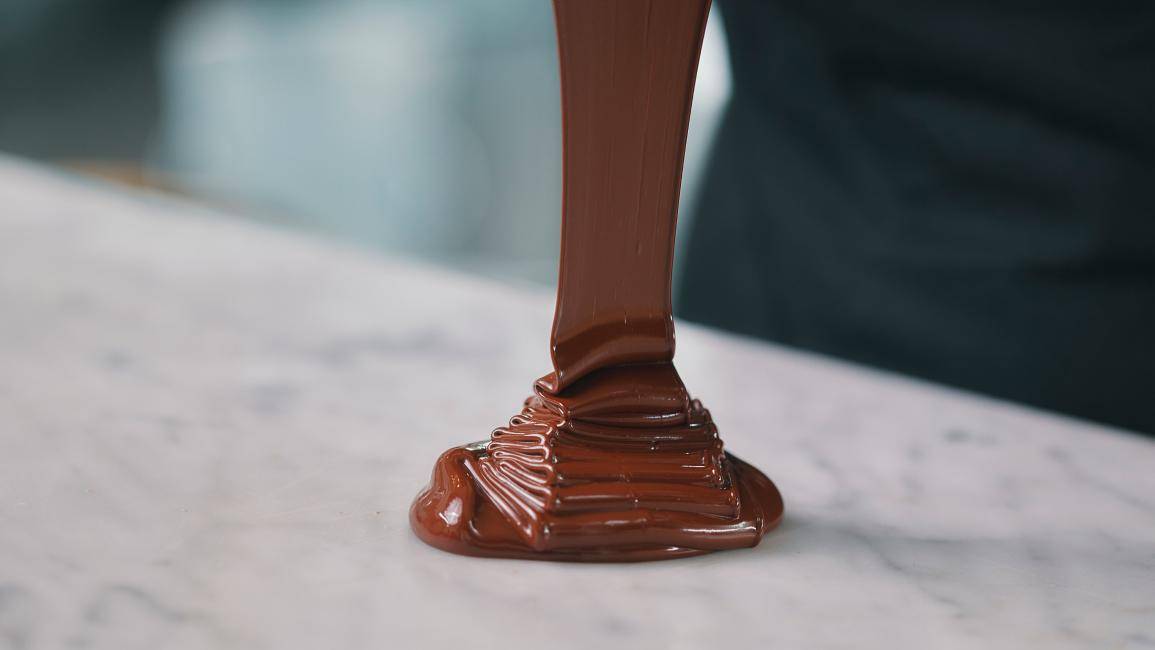 right chocolate fluidity callebaut