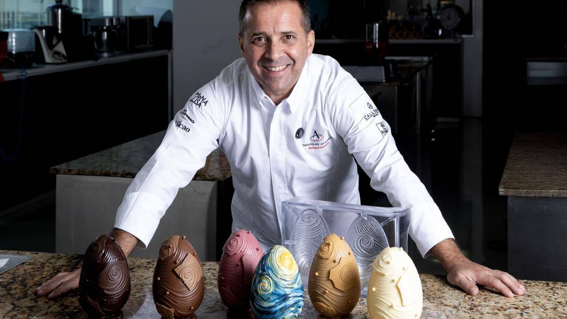 chef bertrand easter egg callebaut