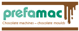 Prefemac logo - green letters on a white background with dripping chocolate