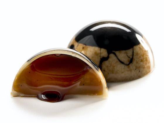 interior of a molded bonbon